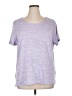 Croft & Barrow Purple Short Sleeve Top Size XL - photo 1