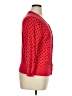 Cable & Gauge Polka Dots Red Cardigan Size XL - photo 4