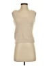 Cupcakes & Cashmere 100% Polyester Tan Sleeveless Top Size XS - photo 1