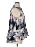 Simply Vera Vera Wang 100% Polyester Gray Sleeveless Blouse Size XL - photo 4