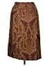 Le Suit Paisley Brown Formal Skirt Size 12 - photo 1