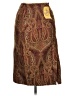 Le Suit Paisley Brown Formal Skirt Size 12 - photo 2