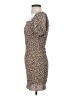Trixxi 100% Polyester Animal Print Tan Cocktail Dress Size S - photo 5