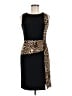Joseph Ribkoff Animal Print Black Cocktail Dress Size 8 - photo 1