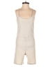 Active by Old Navy Solid Ivory Romper Size M - photo 1