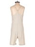 Active by Old Navy Solid Ivory Romper Size M - photo 2