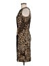 Joseph Ribkoff Animal Print Black Cocktail Dress Size 8 - photo 5
