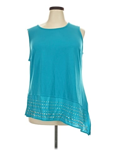 Roz & Ali Sleeveless Blouse (view 1)