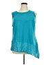 Roz & Ali Teal Sleeveless Blouse Size 2X - photo 1