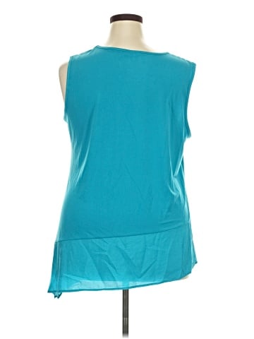 Roz & Ali Sleeveless Blouse (view 2)