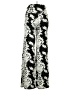 Popana Print Black Casual Pants Size M - photo 2
