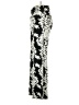 Popana Print Black Casual Pants Size M - photo 5