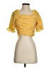 Altar'd State 100% Polyester Yellow 3/4 Sleeve Blouse Size M - photo 1