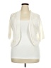 Elementz 100% Acrylic Ivory Cardigan Size 3X - photo 1