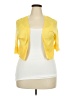Lane Bryant 100% Rayon Yellow Cardigan Size 18 (3) - photo 1