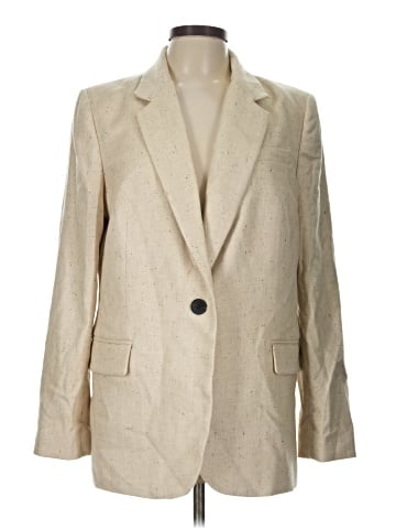 Madewell Single-Breasted Blazer in Herringbone (view 1)