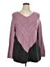 Style&Co Chevron-herringbone Purple Pullover Sweater Size XL - photo 1