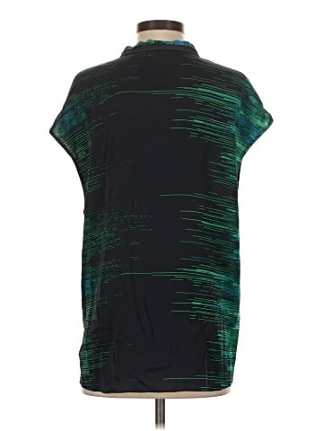 Elie Tahari Short Sleeve Silk Top (view 2)