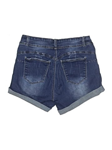 Wax Jean Denim Shorts (view 2)