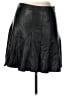 Halogen 100% Leather Black Leather Skirt Size 10 - photo 1