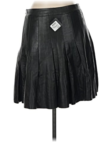 Halogen Leather Skirt (view 2)