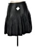 Halogen 100% Leather Black Leather Skirt Size 10 - photo 2