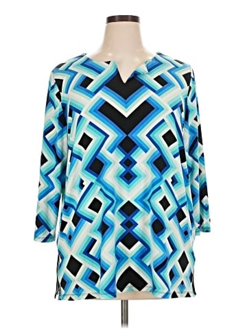 Rafaella 3/4 Sleeve Blouse (view 1)