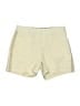 SPANX Solid Yellow Khaki Shorts Size L - photo 1