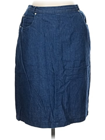 Classic Denim Skirt (view 1)