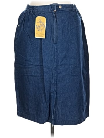 Classic Denim Skirt (view 2)