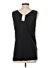 Banana Republic 100% Polyester Black Sleeveless Blouse Size S - photo 2