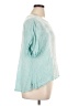 New Directions 100% Viscose Teal Short Sleeve Blouse Size XL - photo 4