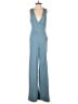 Socialite Solid Blue Jumpsuit Size S - photo 1