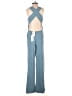 Socialite Solid Blue Jumpsuit Size S - photo 2