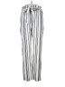 SOHO Apparel Ltd Stripes Silver Casual Pants Size M - photo 1
