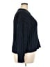 J.Crew 100% Cotton Chevron-herringbone Blue Pullover Sweater Size XXL - photo 4