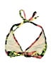 Unbranded Floral Black Swimsuit Top Size L (estimated) - photo 2