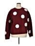 Tory Sport Polka Dots Burgundy Pullover Sweater Size XL - photo 1