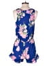 Everly Floral Blue Romper Size S - photo 2
