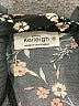 Kaileigh Floral Black Casual Dress Size M - photo 7