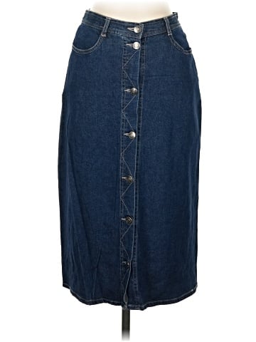 Signature Denim Skirt (view 1)