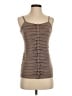 Carmen Carmen Marc Valvo Brown Tank Top Size S - photo 1