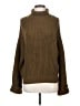 Daytrip Solid Brown Turtleneck Sweater Size S - photo 1