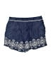 JOA 100% Rayon Paisley Blue Shorts Size S - photo 2