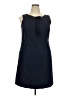 Talbots Solid Blue Casual Dress Size 18 - photo 1