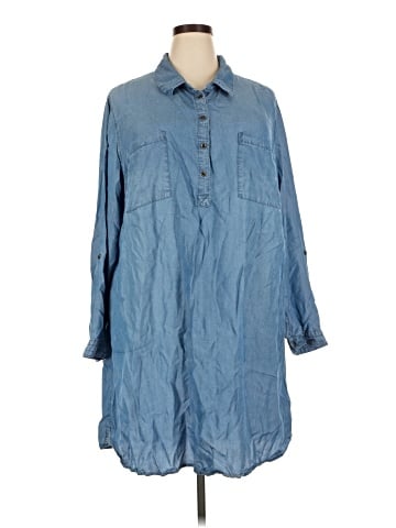 Terra & Sky Casual Dress (view 1)