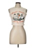 Romwe Ivory Sleeveless T-Shirt Size L - photo 1