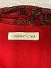 Coldwater Creek 100% Polyester Burgundy Long Sleeve Blouse Size S - photo 7