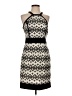 Laundry by Shelli Segal Graphic Ivory Cocktail Dress Size 4 - photo 1