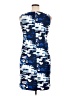 Mario Serrani Graphic Blue Casual Dress Size 14 - photo 2